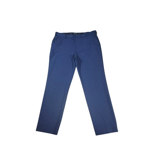 Stafford 365 All-Temp Comforts Straight-Fit Performance Mens Pants 36x30 Blue - Picture 1 of 8